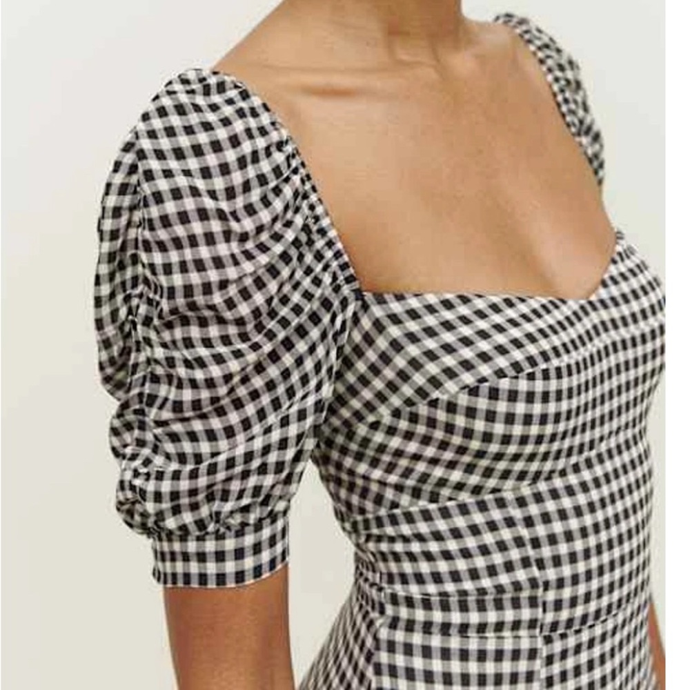 Reformation Bandit Dress in April Check